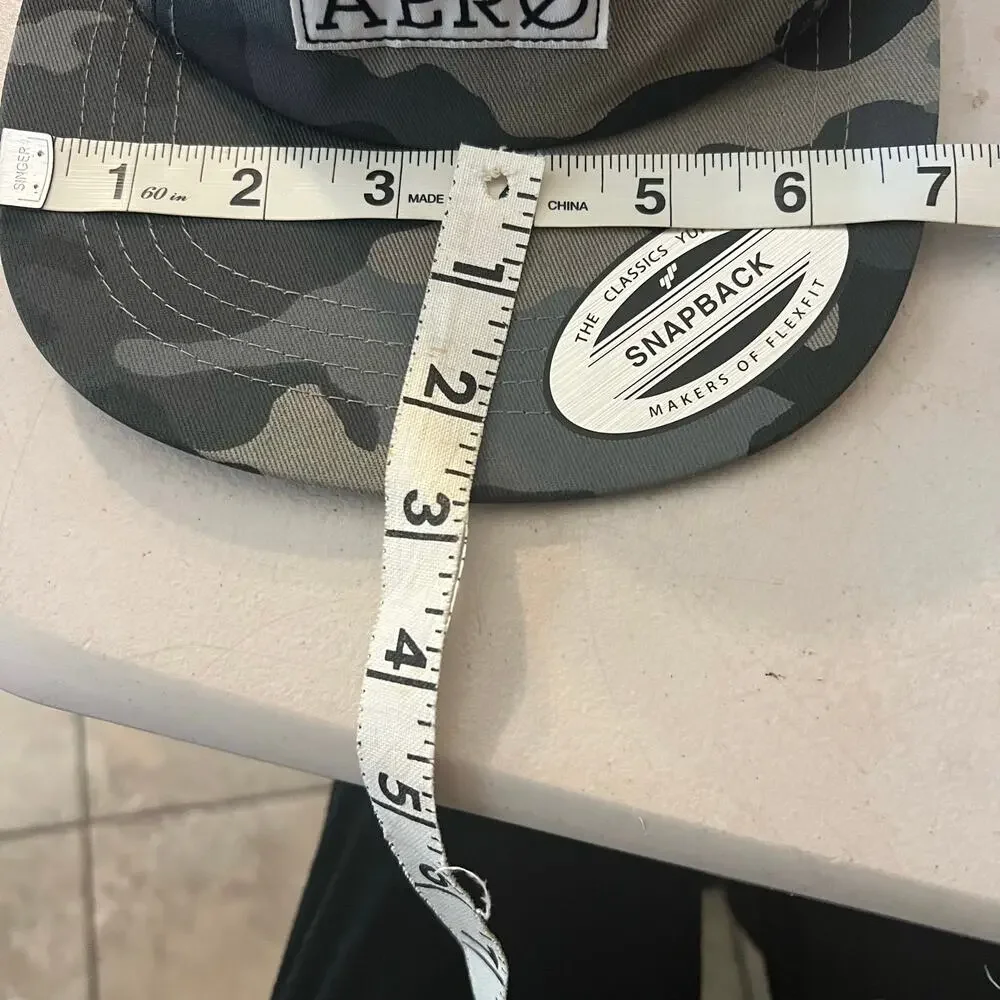 PSNY P.S. From Aeropostale‎ Boys Girls Hat Size OS Gray Snapback Camouflage Camo